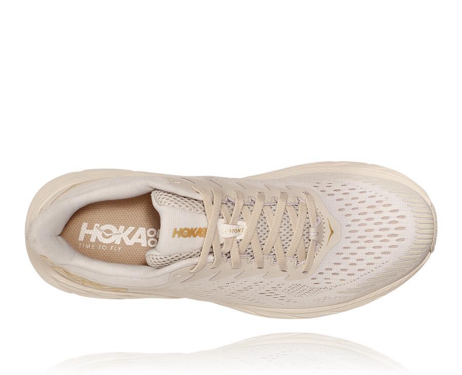 Hoka One One Hardloopschoenen Heren - Clifton 7 - Wit - ZB1309857